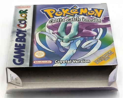 Pokemon Crystal Version - I Original Kasse - (EUR) - GameBoy Color spil (B Grade) (Genbrug)